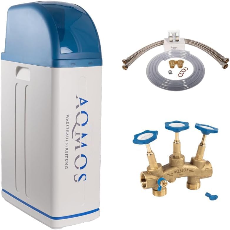 AQMOS R2D2-48 descalcificador de sal para hogares de hasta 5 personas