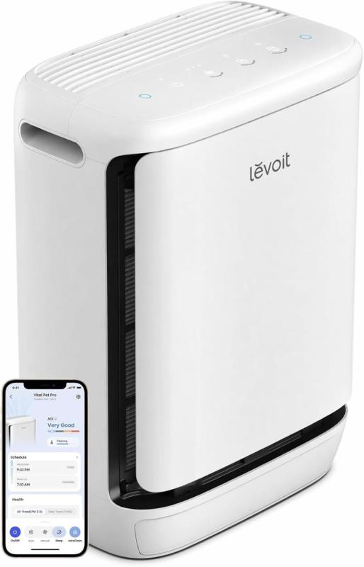Levoit Vital Pet Pro, purificador de aire para mascotas con carbon activo